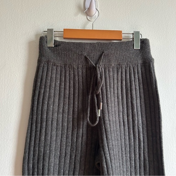 Free People Intimately Free Around The Clock Charcoal Knit Jogger Pant - Picture 3 of 11